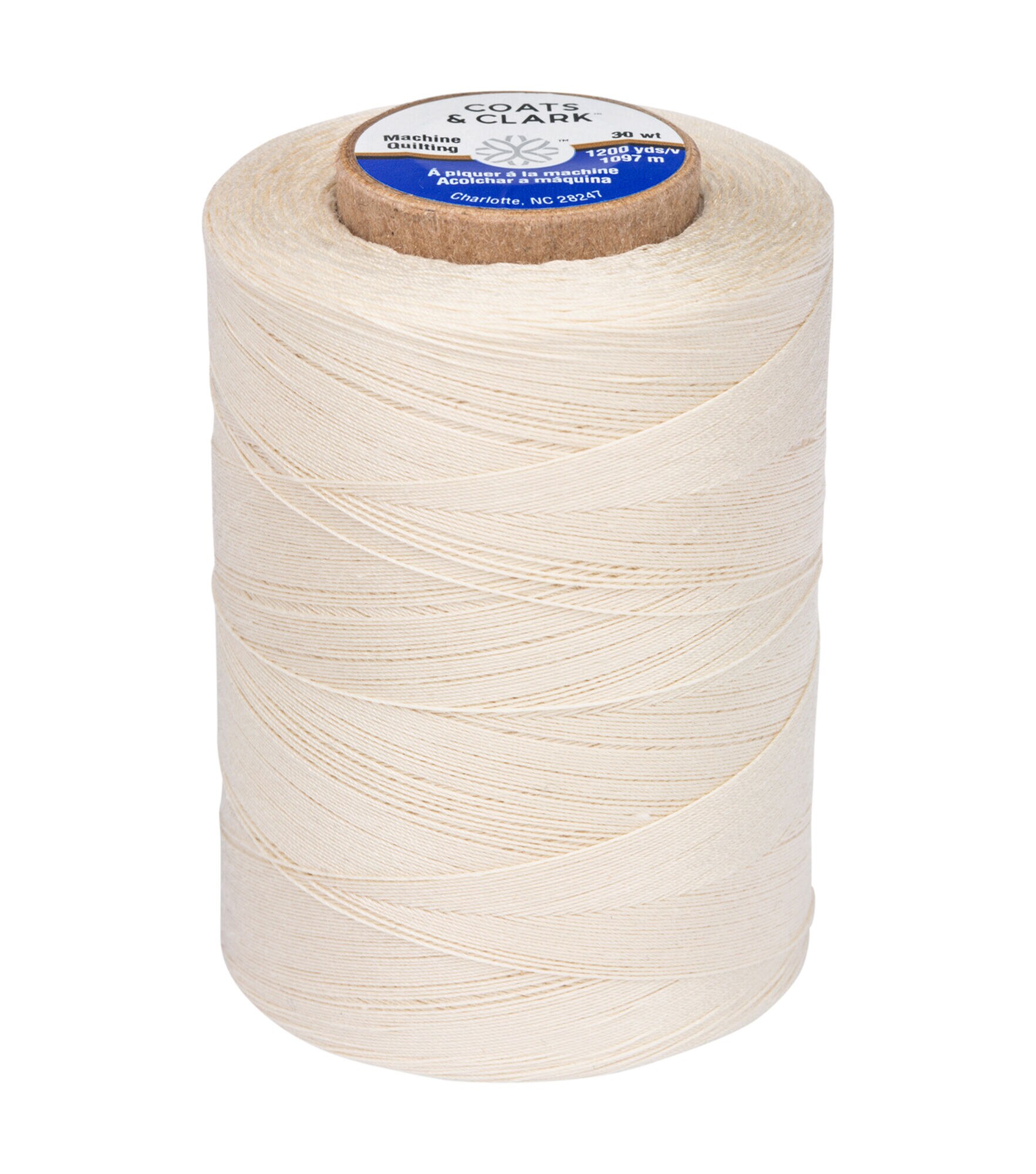 Coats & Clark Machine Quilt Cotton Thread, 0116 Cream, hi-res