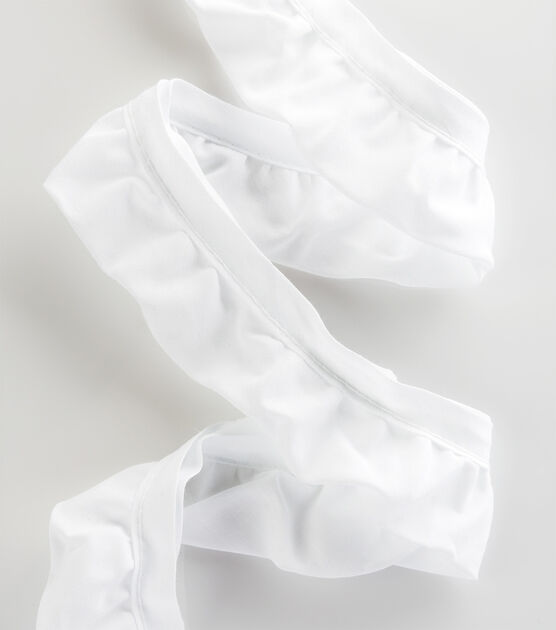 Simplicity 2in White Quilt Binding Ruffled Trim, , hi-res, image 2