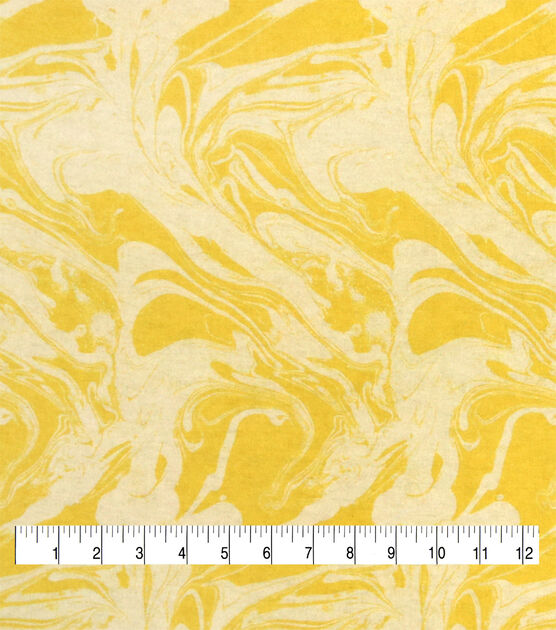 POP! Yellow Tie Dye Super Snuggle Flannel Fabric, , hi-res, image 3
