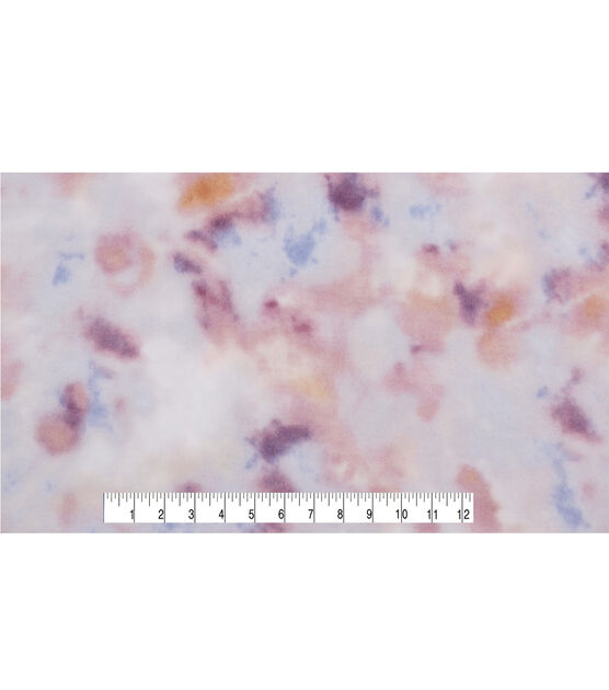 Pastel Tie Dye Anti Pill Fleece Fabric, , hi-res, image 4