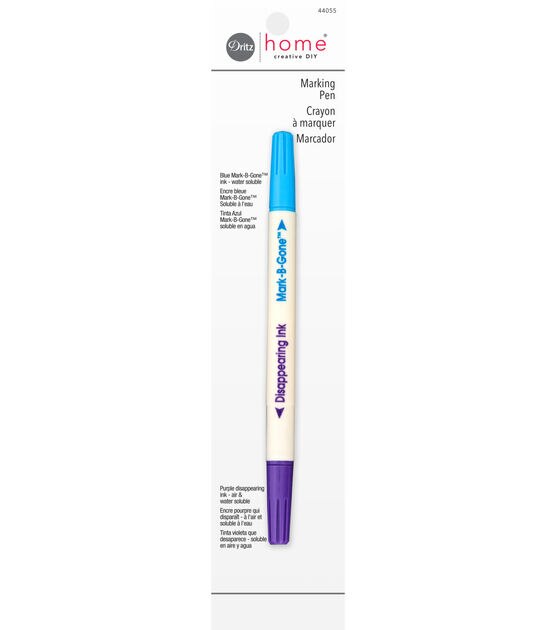 Dritz Dual Marking Fabric Pen, Soluble Ink