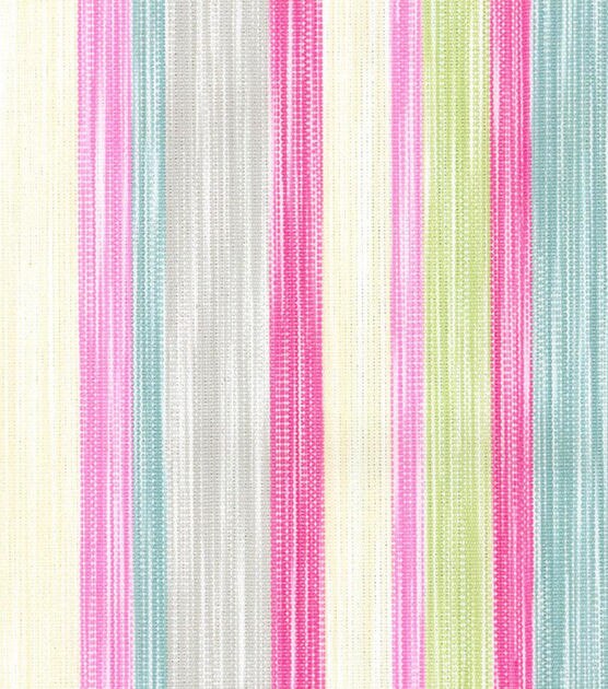 Dena Home Upholstery Fabric 55" Painted Lines & Blossom