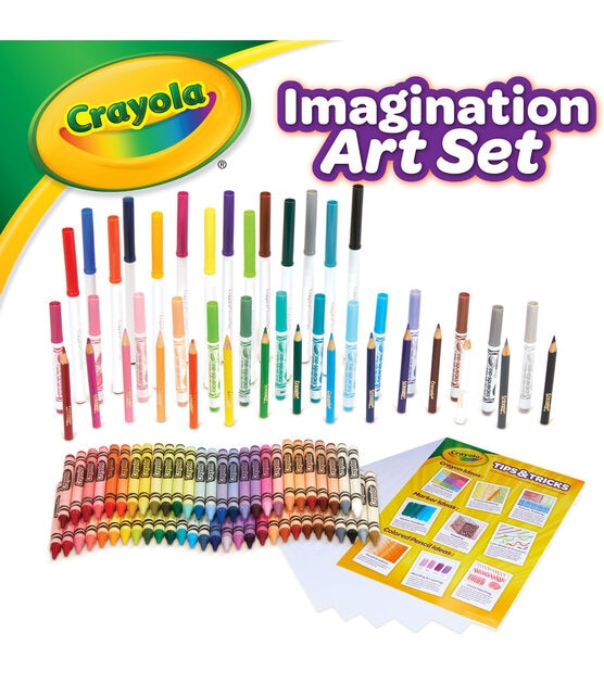 Crayola 115ct Imagination Art Kit, , hi-res, image 8