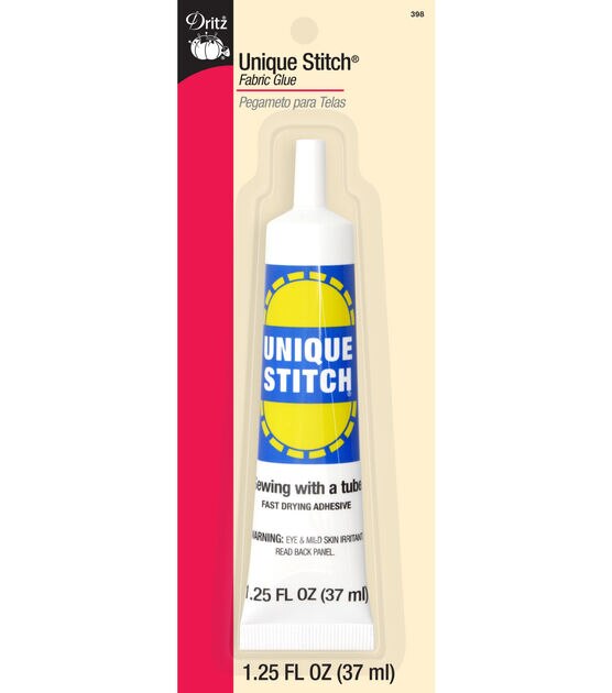 Dritz 1.25oz Unique Stitch Fabric Glue