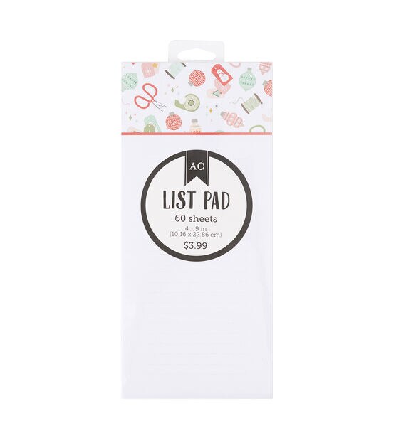 American Crafts List Pad Christmas Craft