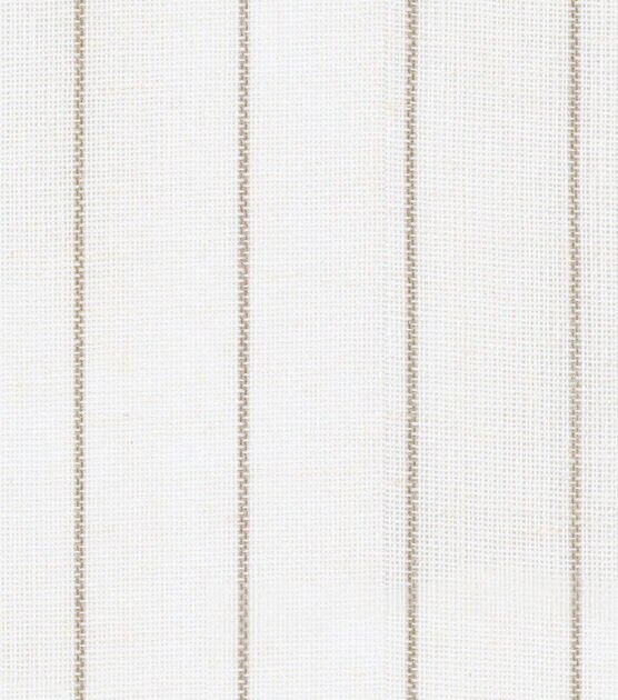 P/Kaufmann Drapery Fabric 56'' Linen Linet Stripe, , hi-res, image 3