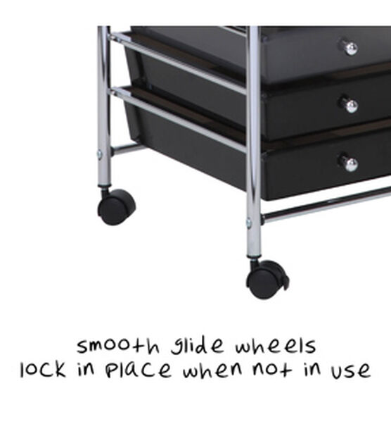  SILKYDRY 10 Drawers Rolling Storage Cart, Roller Cart