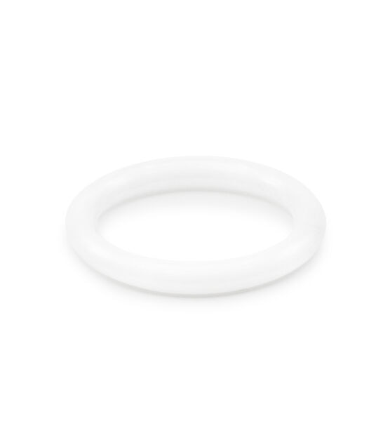 Dritz Home 3/4" White Plastic Drapery Rings 24pc, , hi-res, image 3