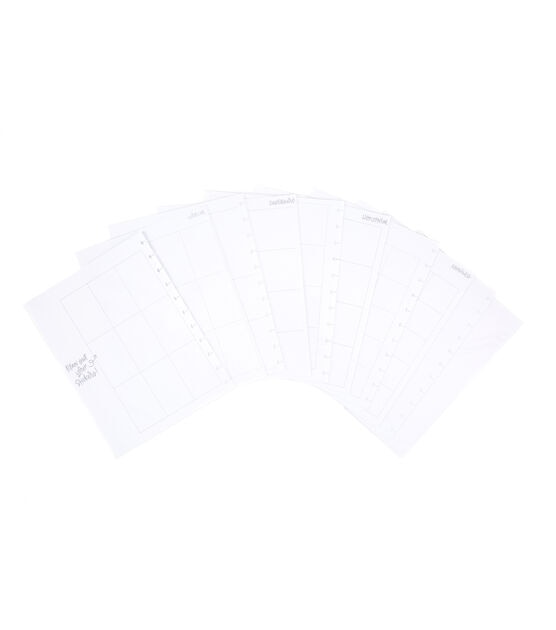 10 Sheet 8.5" x 11" Clear Happy Planner Sticker Guides, , hi-res, image 2