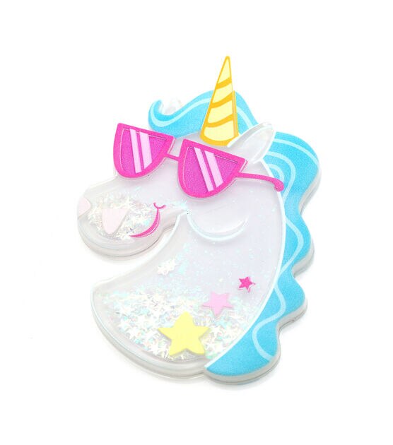 American Crafts Floaty Sticker Unicorn, , hi-res, image 2