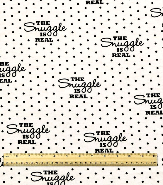 The Snuggle is Real Super Snuggle Flannel Fabric, , hi-res, image 3