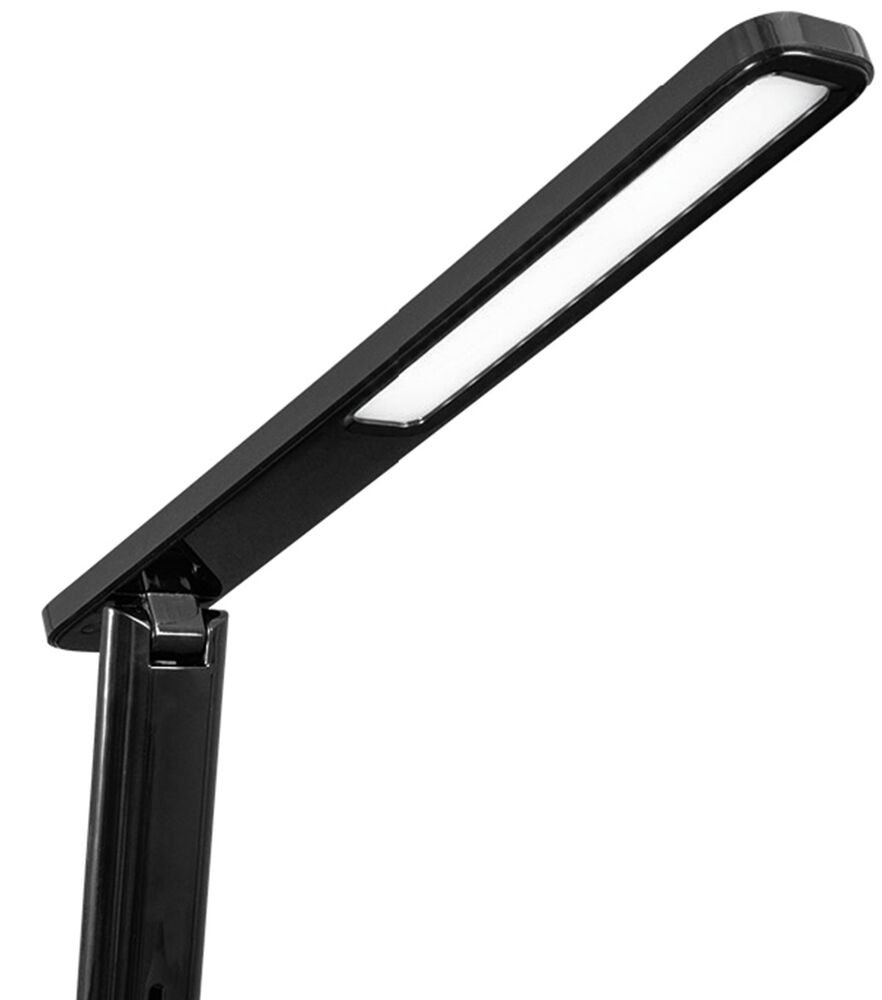 OttLite 19" LED Slimline Desk Lamp, Black, swatch, image 1