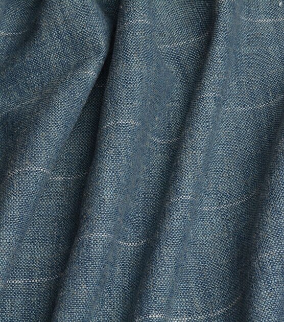 Performance+ Upholstery 6"x6" Fabric Swatch Huntington Stripe Denim, , hi-res, image 2