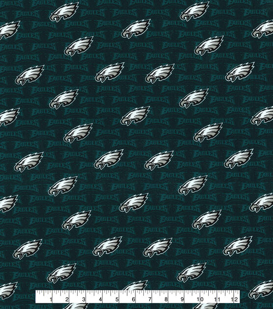 Fabric Traditions Philadelphia Eagles Cotton Fabric Mini Print
