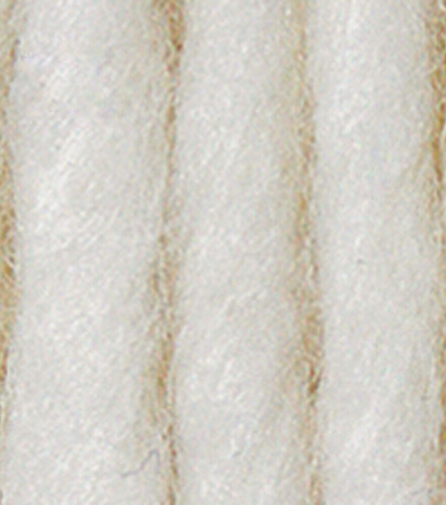 Bernat Roving 120yds Super Bulky Acrylic Yarn, Rice Paper, swatch