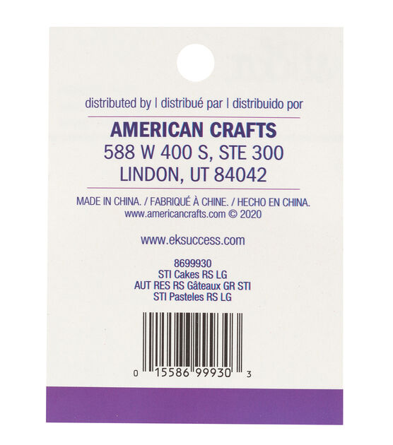 American Crafts Resin Sticker Cakes, , hi-res, image 3
