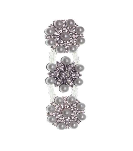 Faux Pearl Silver Plated Slider by hildie & jo