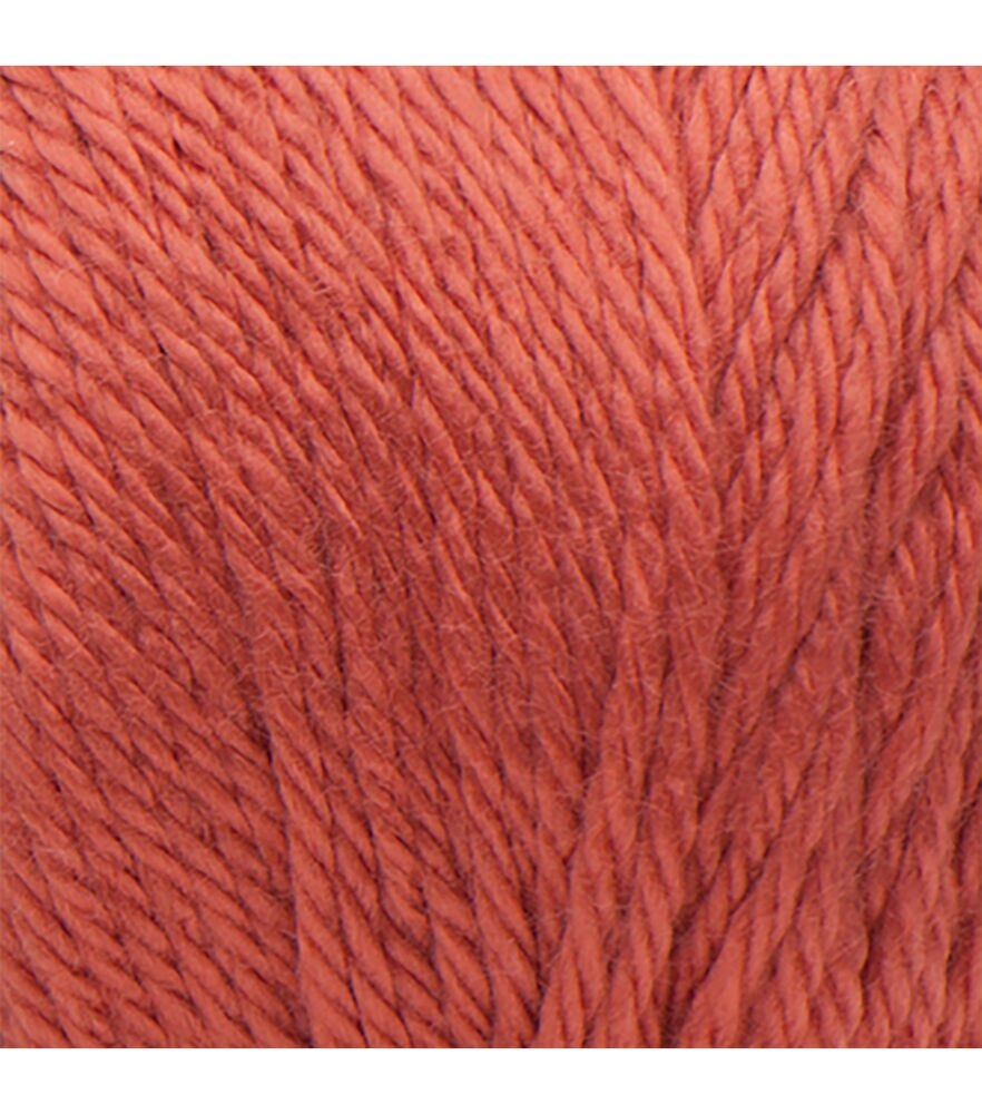 Caron Simply Soft Yarn, Persimmon, swatch, image 14