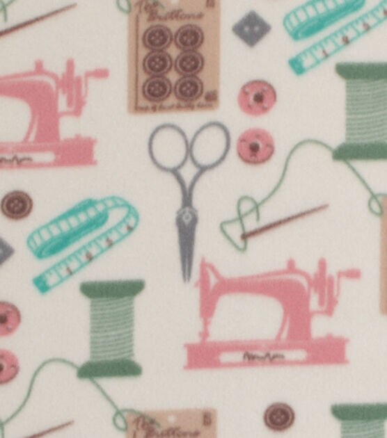 Sewing Icons Blizzard Fleece Fabric