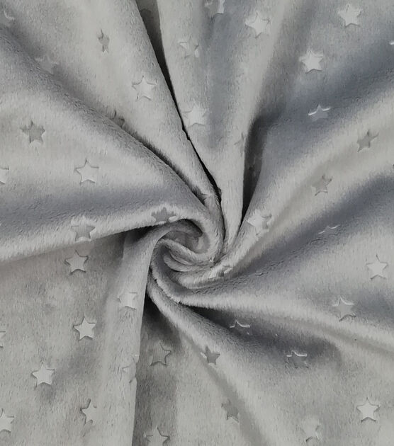 Soft & Minky Stars Fleece Fabric, , hi-res, image 1