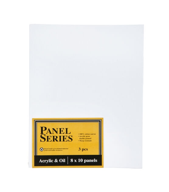 Canvas Panels 8x10 3pk
