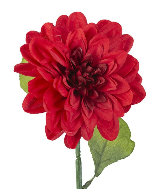 28" Red Dahlia Stem by Bloom Room, , hi-res, image 2
