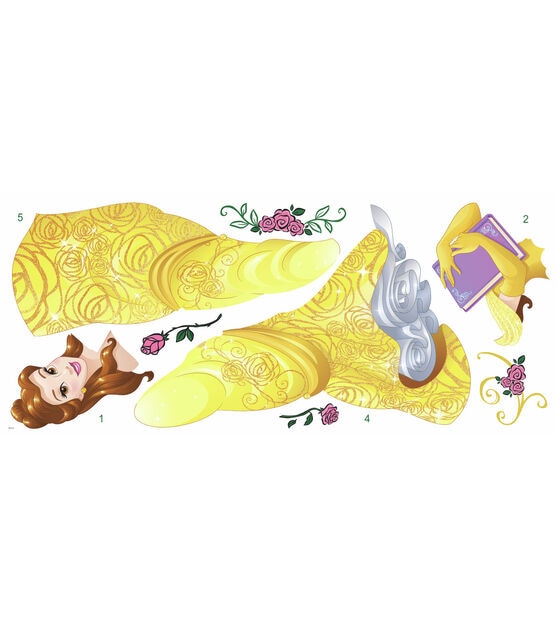 RoomMates Wall Decals Disney Princess Sparkling Belle
