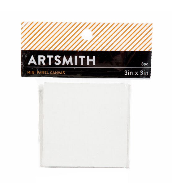 3" x 3" Mini Cotton Panel Value Pack Canvas 8pk by Artsmith
