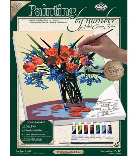 Royal Langnickel Paint By Number Kits Floral Still Life