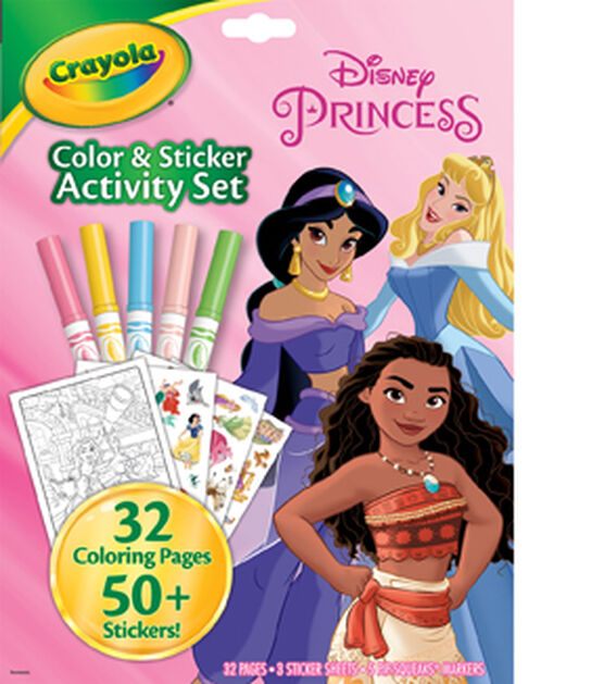 Crayola 87ct Princess Activity Set With Pipsqueak Markers