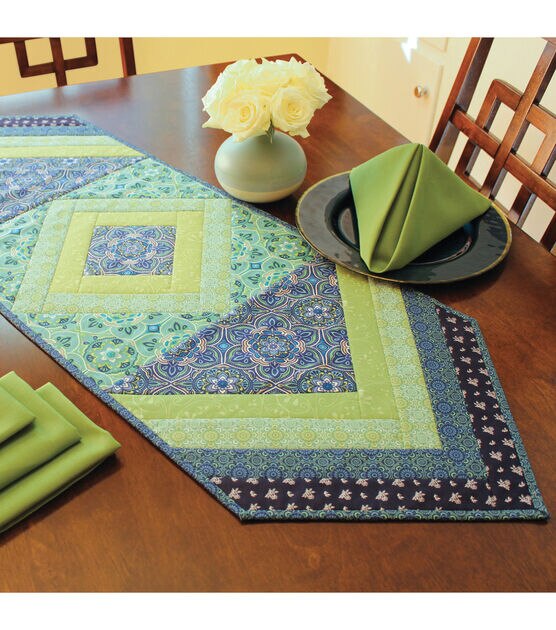 June Tailor Quilt as You Go Batting Pattern Alberta Sky Placemats. #1882