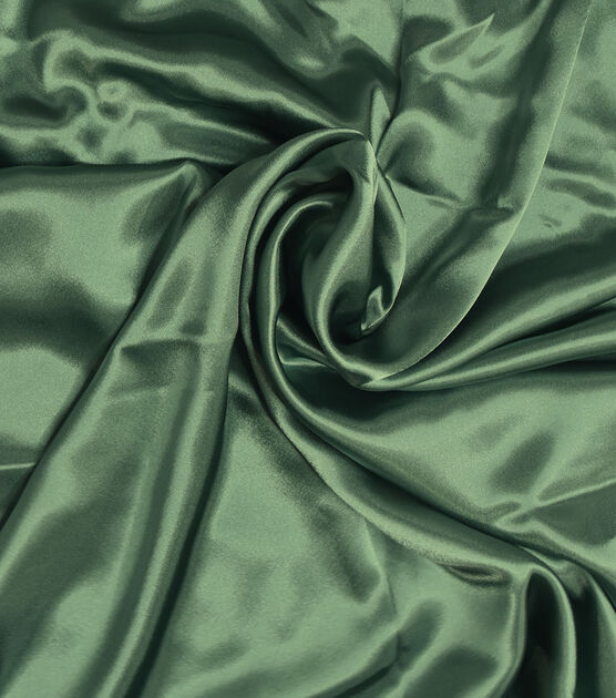 Silk Satin Fabric Sage Green Silk Supplies Fabric by Yard Silk