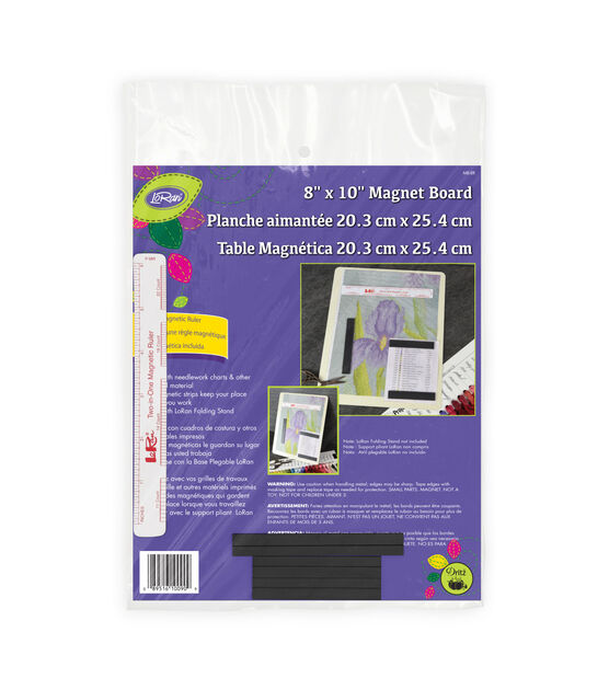 LoRan Magnet Board Ruler, 8" x 10"