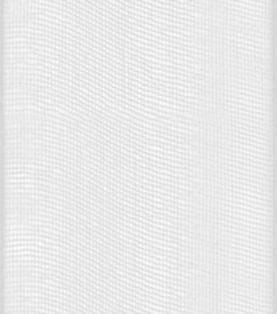 Offray 7/8" x 21' Simply Sheer Ribbon, White, swatch