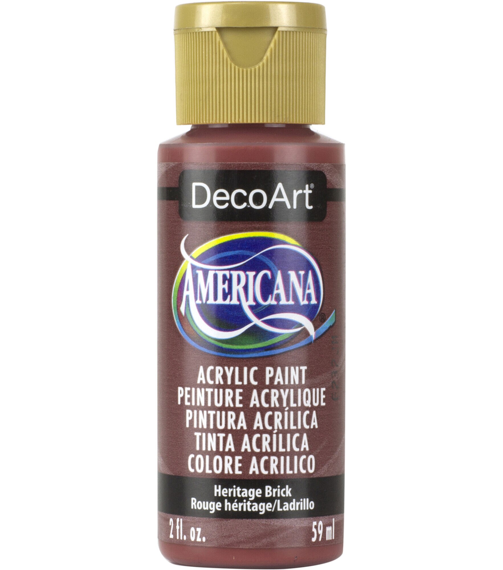 DecoArt Americana Acrylic 2oz Paint, Heritage Brick, hi-res