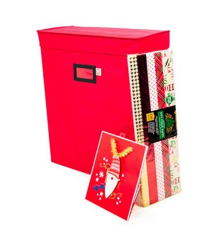 Santa's Bags Red Two Tray 48 Ornament Storage Box