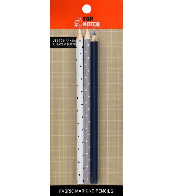 3ct Fabric Marking Pencils by Top Notch