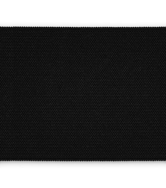 Dritz 2" Knit Elastic, Black, 2 yd, , hi-res, image 3