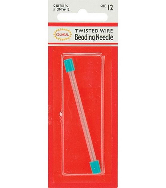 Twisted Wire Beading Needles 5 Pkg Size 12