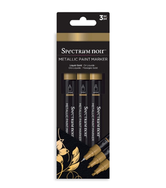 Spectrum Noir 3ct Liquid Gold Metallic Paint Markers