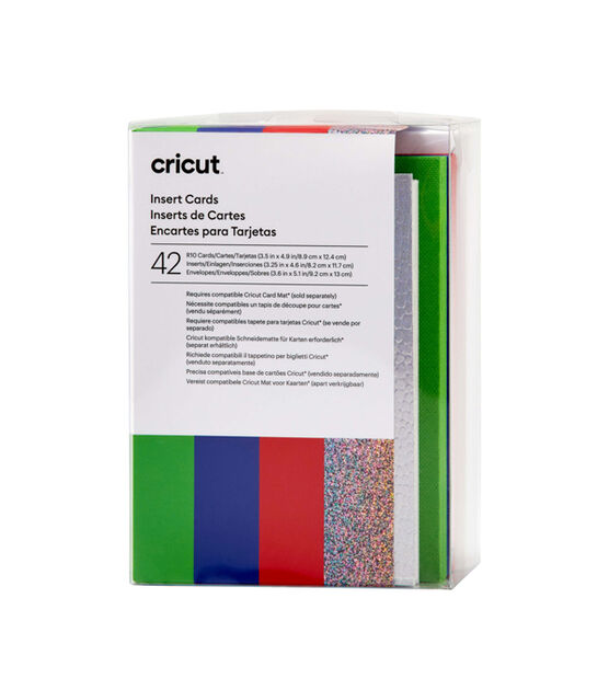 Cricut 126ct Rainbow Scales Sampler R10 Insert Cards
