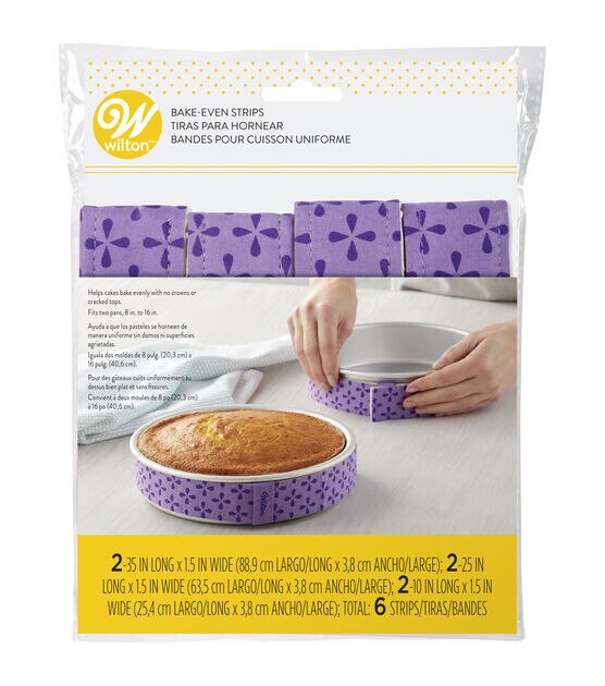 Wilton Bake Even Strips, 6 Piece