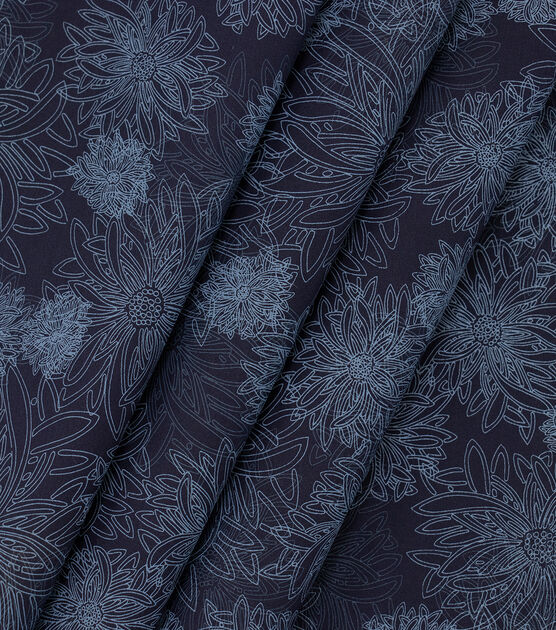 Art Gallery Fabrics Floral Elements Nocturne Cotton Fabric, , hi-res, image 3
