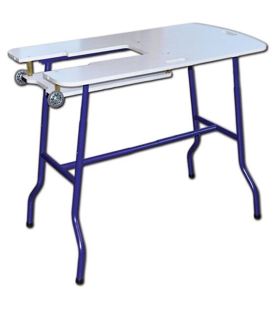 Folding Sewing Table Rolling Utility Work Station & Side Desk w/ Storage  Bins, 1 Unit - Kroger