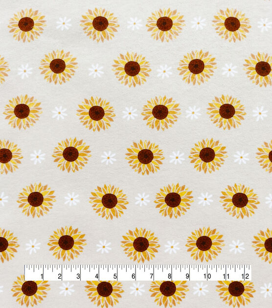Hippie Floral & Daisies Nursery Flannel Fabric by Lil' POP!, , hi-res, image 4