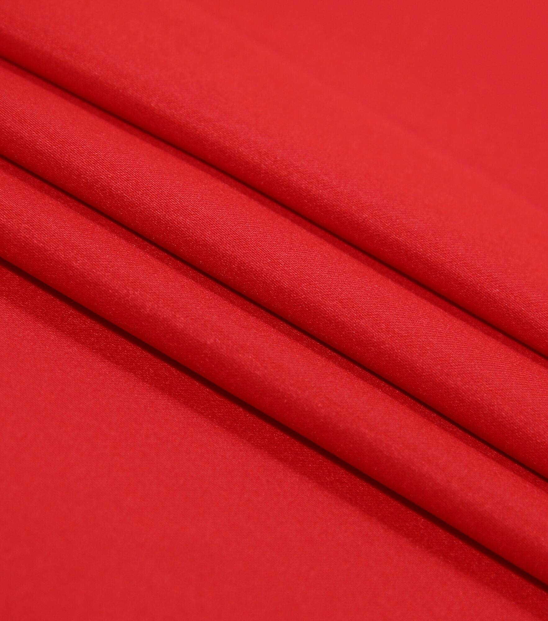 Glitterbug Satin Solid Fabric, Red, hi-res