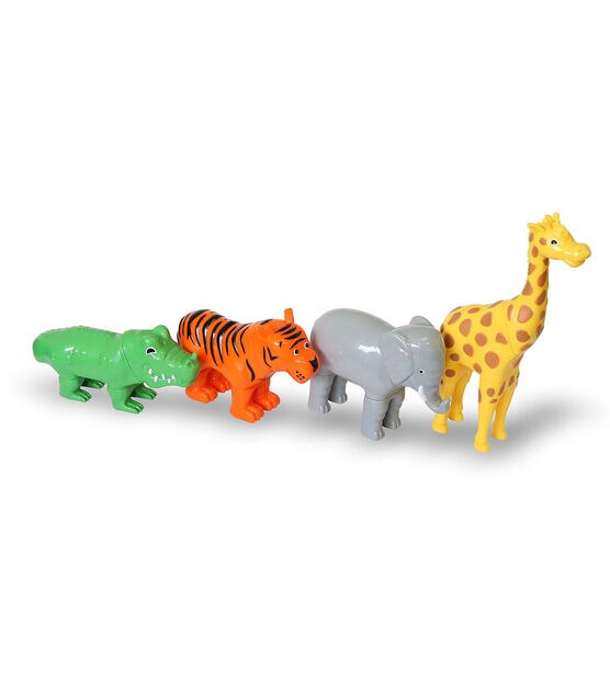 Popular Playthings 16ct Magnetic Mix or Match Animals Construction Set, , hi-res, image 3
