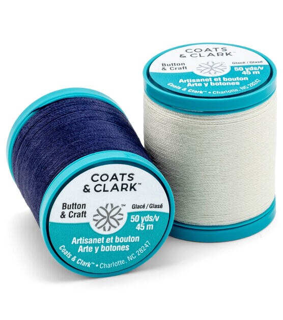 Coats & Clark Dual Duty Plus Button & Carpet Thread - 50yds