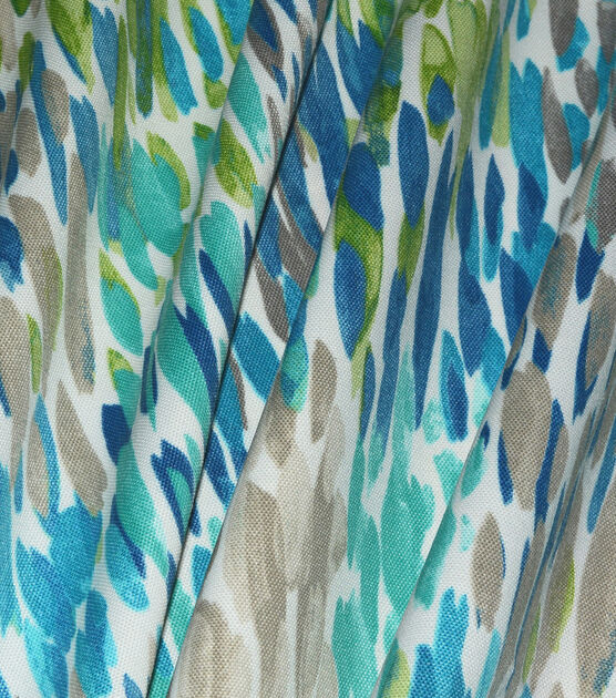 Kelly Ripa Home Outdoor Fabric Make It Rain Cerulean, , hi-res, image 4
