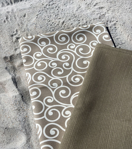 Solarium Ornament Linen Outdoor Fabric, , hi-res, image 3
